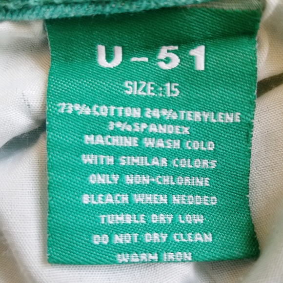 Green Denim Skinny Jeans Juniors Size 15 - Picture 7 of 7